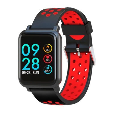 Smartwatch Colmi S9 con cinturino rosso